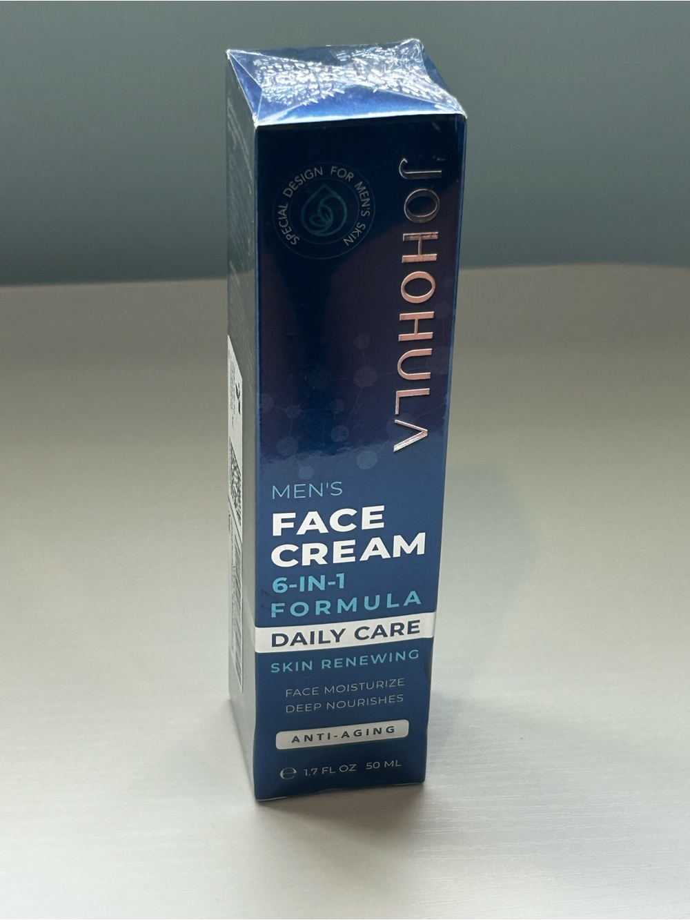 JOHOHULA Men’s 6-in-1 Face Cream 50ml Anti-Aging Daily Moisturizer NWT Sealed